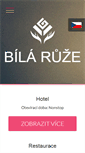 Mobile Screenshot of hotel-bilaruze.cz